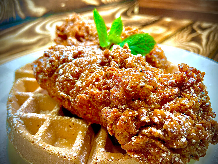The Krispy Rooster Food Truck Chicken and Waffles